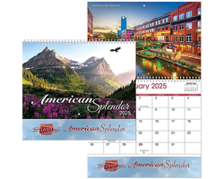 Luxe Gallery American Splendor Wall Calendar