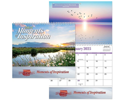 Luxe Gallery Inspirations Spiral Wall Calendar 