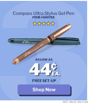 Compass Ultra Stylus Gel Pen 45¢