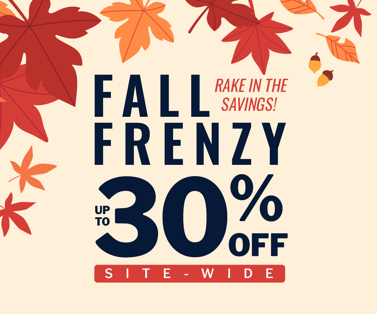 Rake in the Savings! Up to 30% Site-Wide!